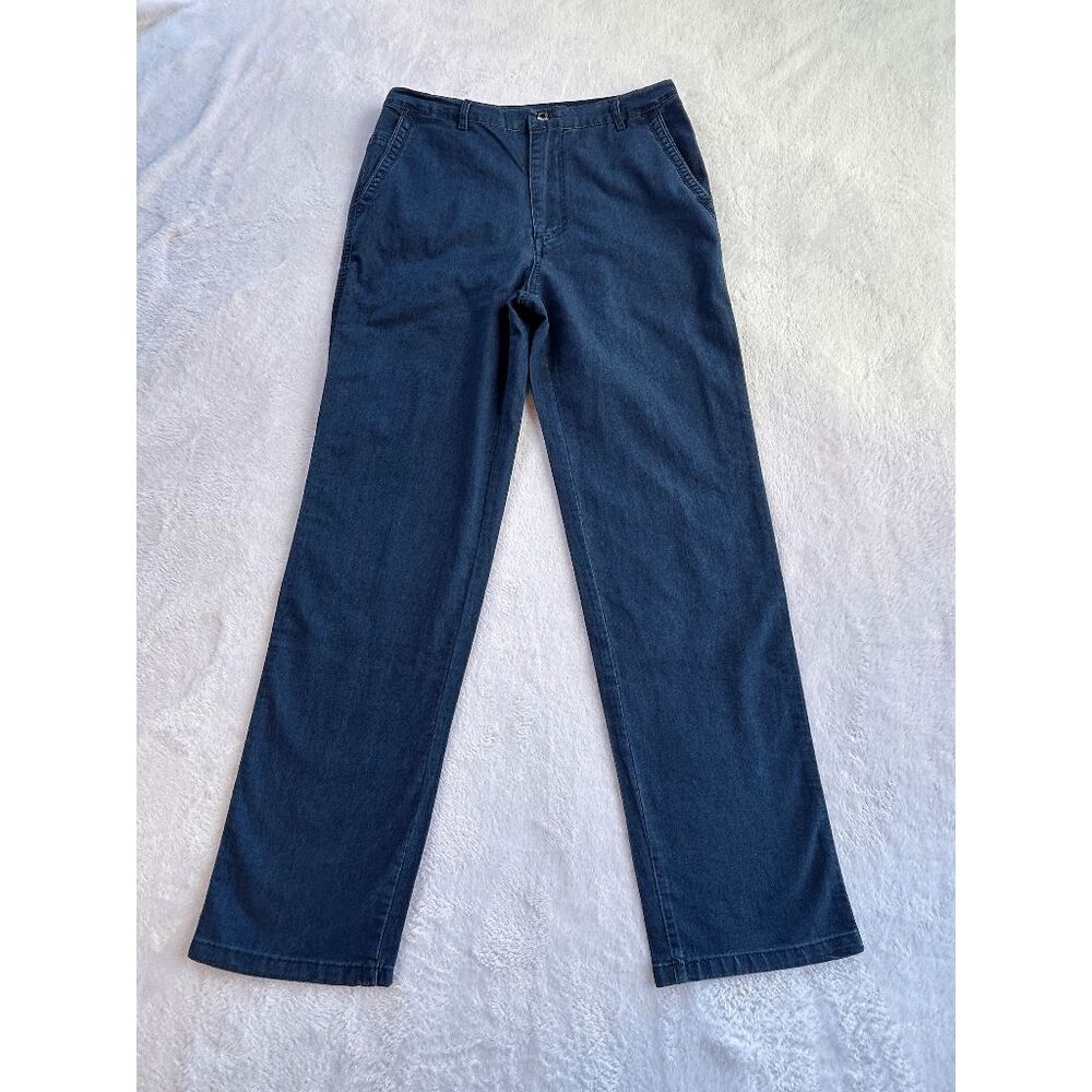 Women's Wide Leg High Rise Light Weight Jeans Size 33 X 32 Medium Wash